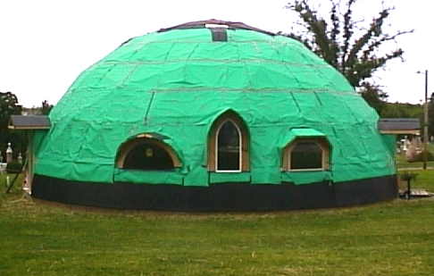 Dome in Green and Black